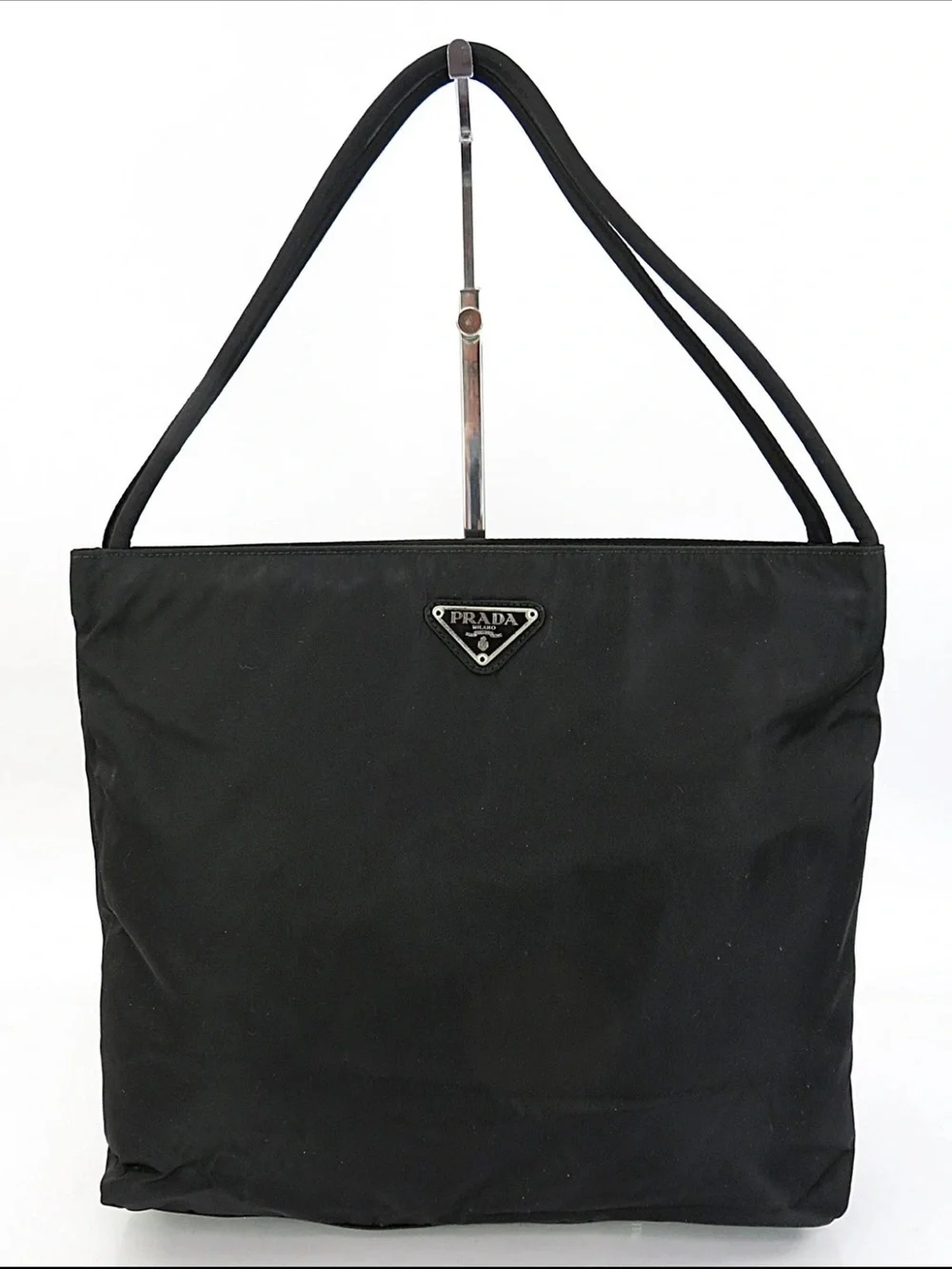Prada Black Nylon Tote Bag